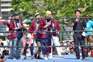 5/4 野崎プロレスのリングで開催発表